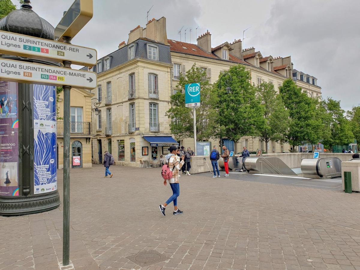 Exigehome-Grand Studio En Centre Ville - 300 M Du Rer A 생제르맹 앙 레 외부 사진
